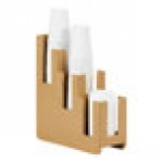 Cal-Mil Renew Faux Wood 3-Tier Cup / Lid Organizer 23434-122
