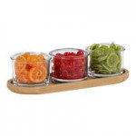 Cal-Mil Renew Faux Wood 3-Tier Cup / Lid Organizer 23434-122
