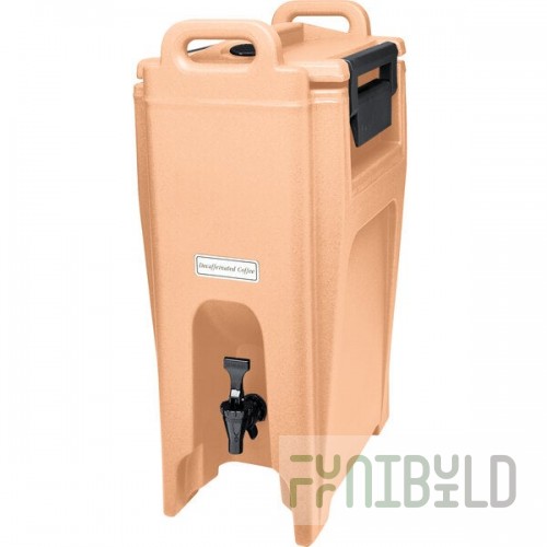Cambro UC500157 Ultra Camtainer® 5.25 Gallon Coffee Beige Insulated Beverage Dispenser