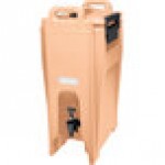 Cambro UC500157 Ultra Camtainer® 5.25 Gallon Coffee Beige Insulated Beverage Dispenser