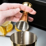 Barfly® M37003GD 1 oz. & 1.5 oz. Gold-Plated Japanese Style Jigger Barfly® M37003GD 1 oz. & 1.5 oz. Gold-Plated Japanese Style Jigger