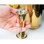 Barfly® M37003GD 1 oz. & 1.5 oz. Gold-Plated Japanese Style Jigger Barfly® M37003GD 1 oz. & 1.5 oz. Gold-Plated Japanese Style Jigger