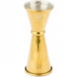 Barfly® M37003GD 1 oz. & 1.5 oz. Gold-Plated Japanese Style Jigger Barfly® M37003GD 1 oz. & 1.5 oz. Gold-Plated Japanese Style Jigger
