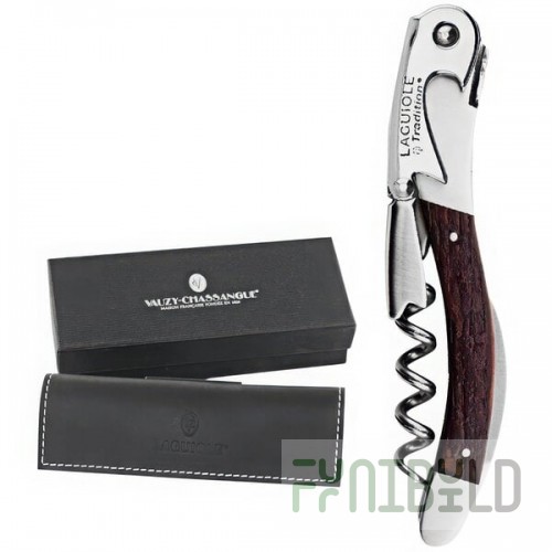 Laguiole Tradition Oak Barrel Waiter's Corkscrew 3441