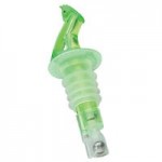 Precision Pours 114 RA F 1.25 oz. Rum Amber Measured Liquor Pourer with Fliptop - 12/Pack