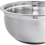 Choice 13 Qt. Stainless Steel Mixing Bowl with Silicone Bottom
