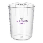 Choice 1 Cup Purple Allergen-Free Plastic Measuring Cup