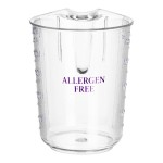Choice 1 Cup Purple Allergen-Free Plastic Measuring Cup