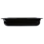 Vollrath 9022420 Super Pan® 1/2 Size Black High Heat Plastic Food Pan - 2 1/2