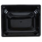 Vollrath 9022420 Super Pan® 1/2 Size Black High Heat Plastic Food Pan - 2 1/2