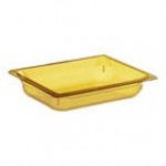 Vollrath 9022420 Super Pan® 1/2 Size Black High Heat Plastic Food Pan - 2 1/2