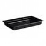 Cambro 12CW110 Camwear® Full Size Black Polycarbonate Food Pan - 2 1/2 Cambro 12CW110 Camwear® Full Size Black Polycarbonate Food Pan - 2 1/2