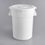 Baker's Lane 6.3 Gallon / 100 Cup Clip-In Shelf Ingredient Bin with Flip Lid, Label Sheet, and Scoop