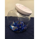 OXO Good Grips 3 Qt. Clear Round SAN Plastic Food Storage Container with White POP Lid OXO Good Grips 3 Qt. Clear Round SAN Plastic Food Storage Container with White POP Lid
