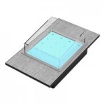 Bon Chef NX-14-IS-B-C Nexus Quarter Size Black / Concrete Ice Station / Cold Drop-In Food Well with Drain Assembly Bon Chef NX-14-IS-B-C Nexus Quarter Size Black / Concrete Ice Station / Cold Drop-In Food Well with Drain Assembly