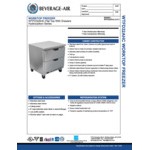Beverage-Air WTFD32AHC-2-FLT 32 Beverage-Air WTFD32AHC-2-FLT 32