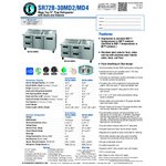 Hoshizaki SR72B-30MD2 Steelheart 72 Hoshizaki SR72B-30MD2 Steelheart 72