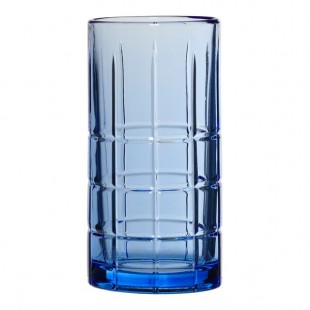Anchor Hocking Manchester 16 oz. Coastal Blue Cooler Glass - 12/Case