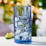 Anchor Hocking Manchester 16 oz. Coastal Blue Cooler Glass - 12/Case