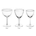 Acopa Deco 8 oz. Nick and Nora Glass - 6/Box