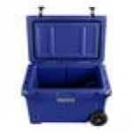 CaterGator CG45NVW Navy 45 Qt. Mobile Rotomolded Outdoor Cooler / Ice Chest