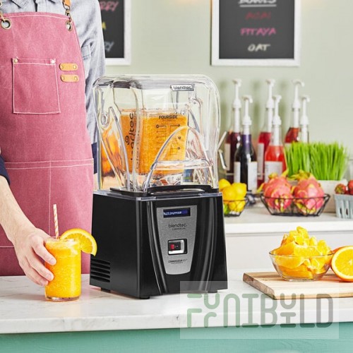 Blendtec C825C11Q-B1GB1D Connoisseur 825 3.8 hp Blender with Sound Enclosure and (2) 90 oz. WildSide+ Jars - 120V