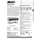 Eagle Group SHT3-240-3 Three Pan Sealed Well Stationary Hot Food Table with Undershelf - 240V, 3 Phase Eagle Group SHT3-240-3 Three Pan Sealed Well Stationary Hot Food Table with Undershelf - 240V, 3 Phase