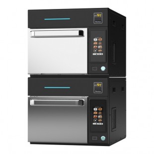 Pratica 990163-DBL Fit ST Electric Ventless Stainless Steel Double Deck High-Speed Oven - 208/240V, 1 Phase Pratica 990163-DBL Fit ST Electric Ventless Stainless Steel Double Deck High-Speed Oven - 208/240V, 1 Phase