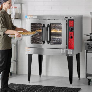 Vulcan VC5ED-11D1 Single Deck Full Size Electric Convection Oven with Legs - 208V, Field Convertible, 12 kW Vulcan VC5ED-11D1 Single Deck Full Size Electric Convection Oven with Legs - 208V, Field Convertible, 12 kW