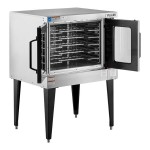 Vulcan VC5ED-11D1 Single Deck Full Size Electric Convection Oven with Legs - 208V, Field Convertible, 12 kW