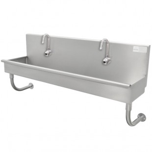 Advance Tabco 19-18-120EFADA 16-Gauge ADA Multi-Station Hand Sink with 5