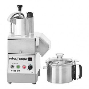 Robot Coupe R502VV Variable Speed Combination Food Processor with 6 Qt. / 5.9 Liter Cutter Bowl and Vegetable Prep - 120V, 1 Phase, 2 hp
