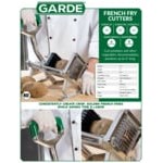 Garde FCWDG6 Heavy-Duty 6-Wedge Potato / Fry Cutter Garde FCWDG6 Heavy-Duty 6-Wedge Potato / Fry Cutter