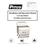 Pitco® SGM24-C MegaFry Liquid Propane 140-150 lb. Floor Fryer with Intellifry Computer Controls - 165,000 BTU