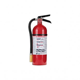Kidde Pro 5 MP 466112 5.5 lb. ABC Multipurpose Fire Extinguisher with Wall Hanger - UL Rating 3-A:40-B:C Kidde Pro 5 MP 466112 5.5 lb. ABC Multipurpose Fire Extinguisher with Wall Hanger - UL Rating 3-A:40-B:C