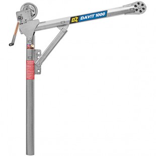 OZ Lifting Products Steel Davit Crane with Manual Winch OZ1000DAV - 1000 lb. Capacity OZ Lifting Products Steel Davit Crane with Manual Winch OZ1000DAV - 1000 lb. Capacity