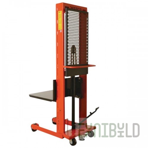 Wesco Industrial Products 1,000 lb. Standard Series Hydraulic Large Platform Stacker with 32