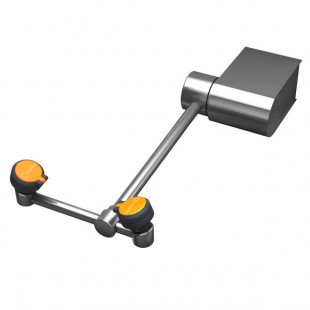 Guardian Equipment G1898 AutoFlow All Stainless Steel Wall Mounted Eyewash Station with 90 Degree Swing Down