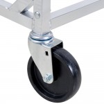 Channel 506LA Mobile Aluminum Lug Rack - 6 Lug Capacity Channel 506LA Mobile Aluminum Lug Rack - 6 Lug Capacity