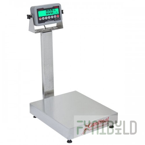 Cardinal Detecto EB-60-185B 60 lb. Electronic Bench Scale with 185B Indicator and Tower Display, Legal for Trade