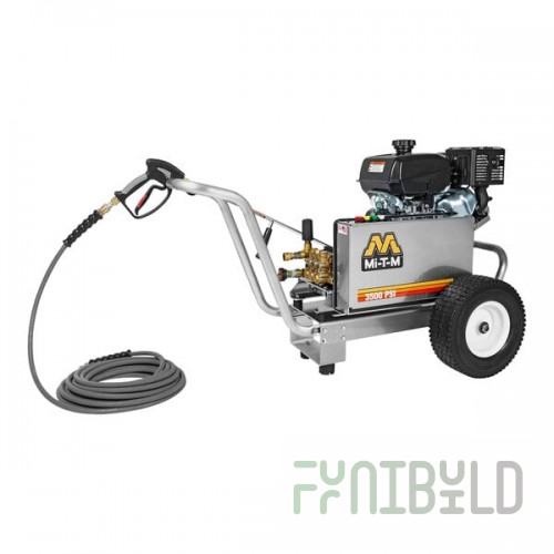 Mi-T-M CBA Aluminum Series CBA-3504-1MAK Cold Water Pressure Washer with Kohler Engine - 3,500 PSI; 3.7 GPM