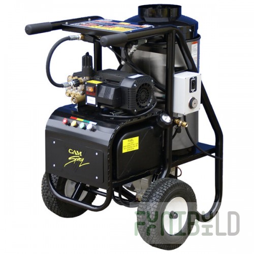Cam Spray 1450SHDE SH Series Portable Diesel Fired Hot Water Pressure Washer - 1450 PSI; 2.0 GPM