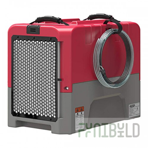 AlorAir Storm Extreme LGR 85 Red Smart Wi-Fi Enabled Industrial Commercial Dehumidifier with Pump - 115V