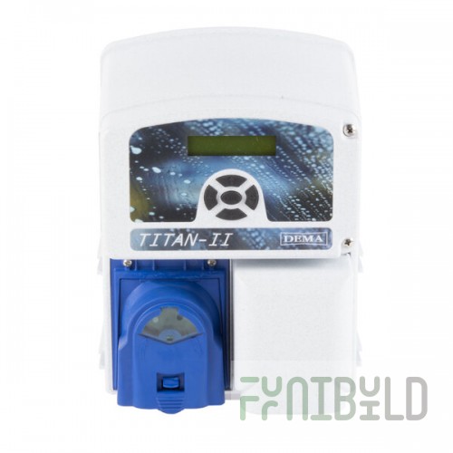 Dema Titan II Solid / Powder Detergent and Liquid Rinse Aid Chemical Dispenser Pump