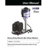 Noble Warewashing Last Call Heavy-Duty Upright Five Brush Electric Glass Washer - 115V Noble Warewashing Last Call Heavy-Duty Upright Five Brush Electric Glass Washer - 115V