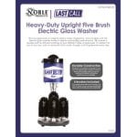 Noble Warewashing Last Call Heavy-Duty Upright Five Brush Electric Glass Washer - 115V Noble Warewashing Last Call Heavy-Duty Upright Five Brush Electric Glass Washer - 115V