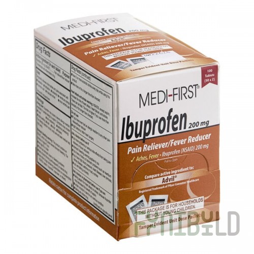 Medi-First Ibuprofen Tablets - 100/Box