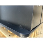 Lancaster Table & Seating Waste 35 Gallon Black Waste Receptacle Enclosure with Lancaster Table & Seating Waste 35 Gallon Black Waste Receptacle Enclosure with