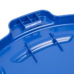 Rubbermaid® 1779636 BRUTE 44 Gallon Blue Round Trash Can Lid