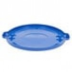 Rubbermaid® 1779636 BRUTE 44 Gallon Blue Round Trash Can Lid